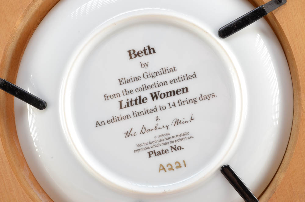 Danbury Mint "Little Women" Collectors Plates