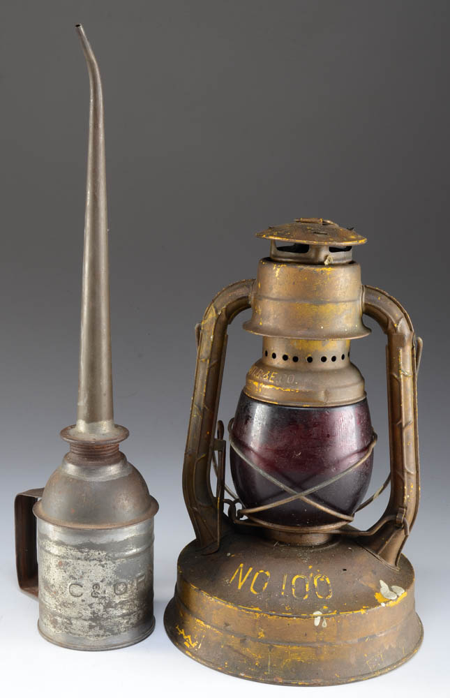 Vintage Railroad Lanterns and Parts Collection