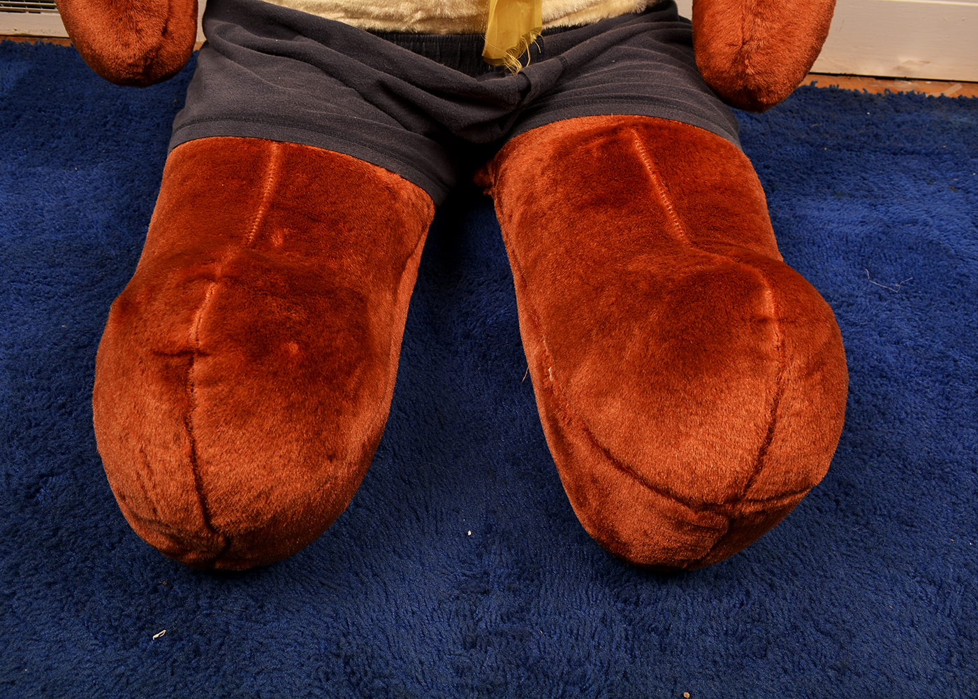 Vintage Rushton Company Over Sized Stuffed Bear