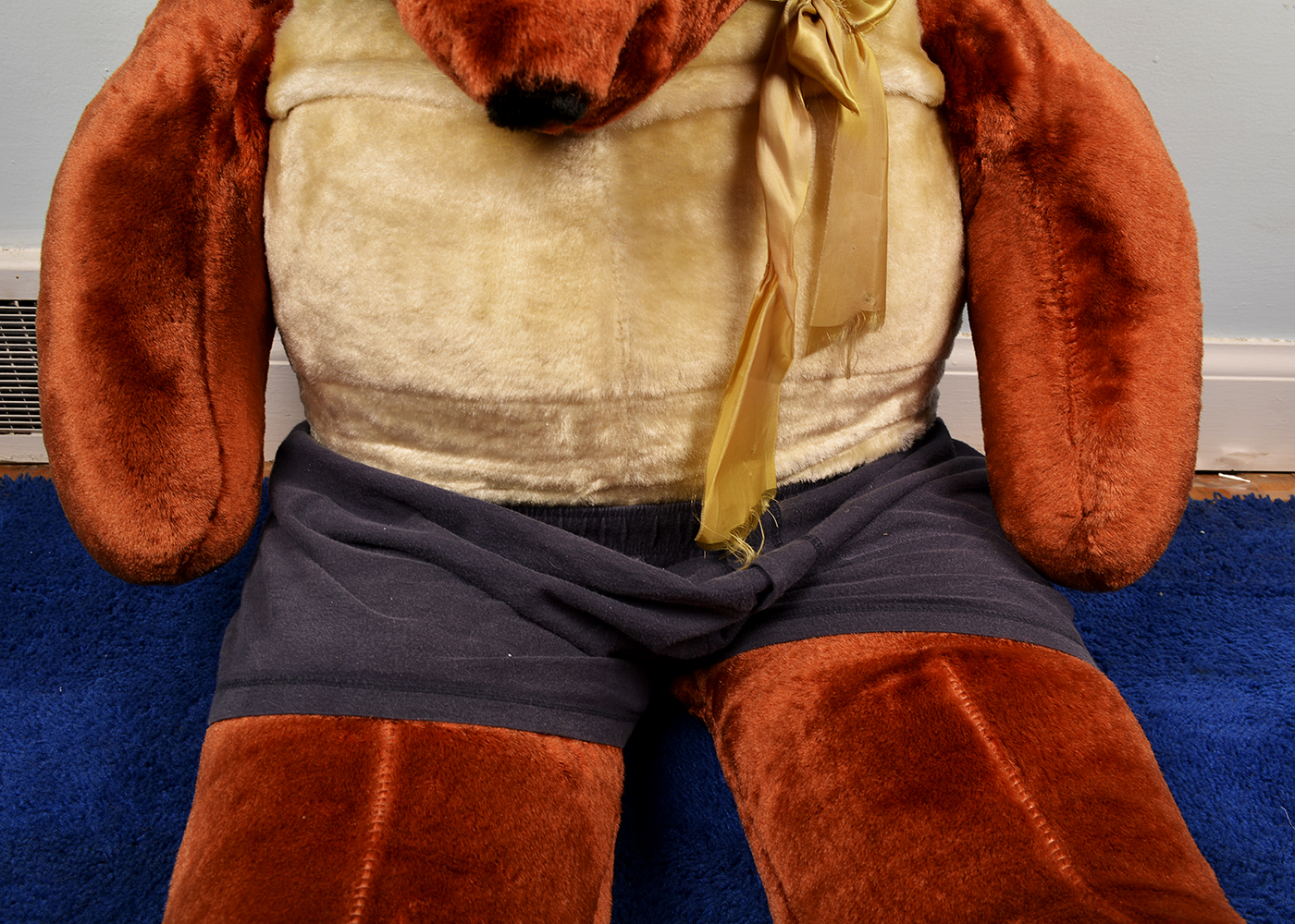 Vintage Rushton Company Over Sized Stuffed Bear