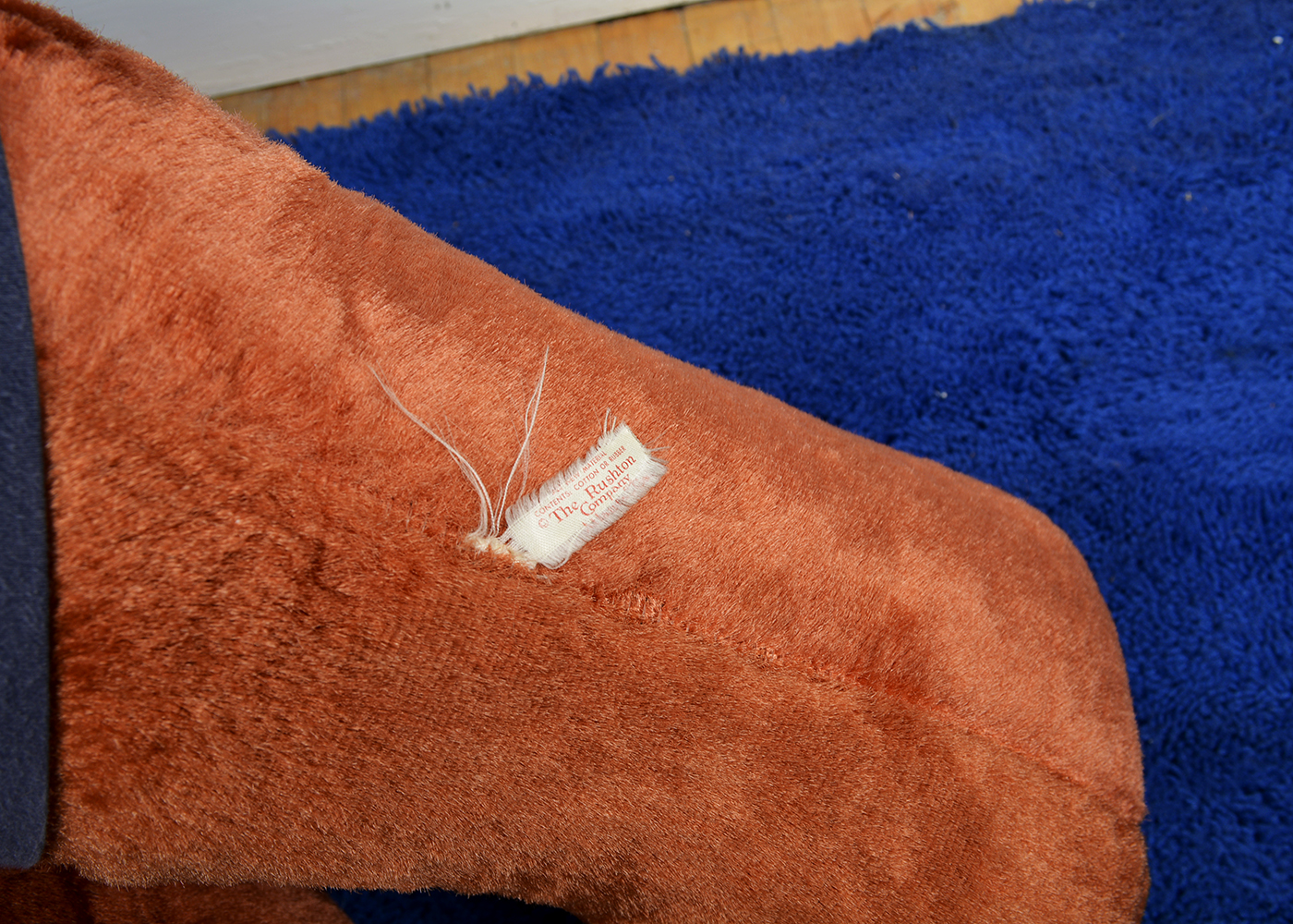 Vintage Rushton Company Over Sized Stuffed Bear