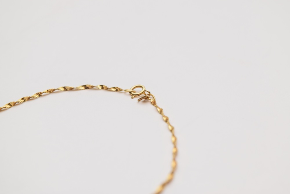 14K Yellow Gold Twisted Design Bracelet