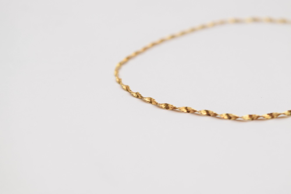 14K Yellow Gold Twisted Design Bracelet