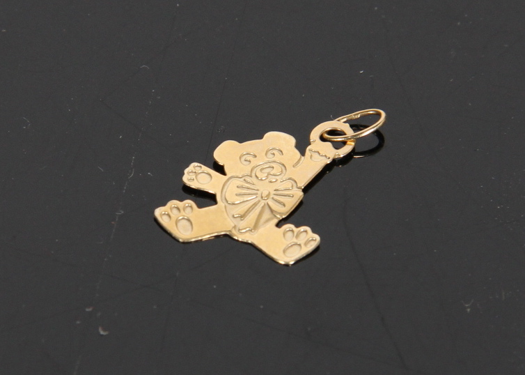 14 K Gold Chains and Charm