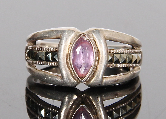 Sterling Silver Amethyst Ring
