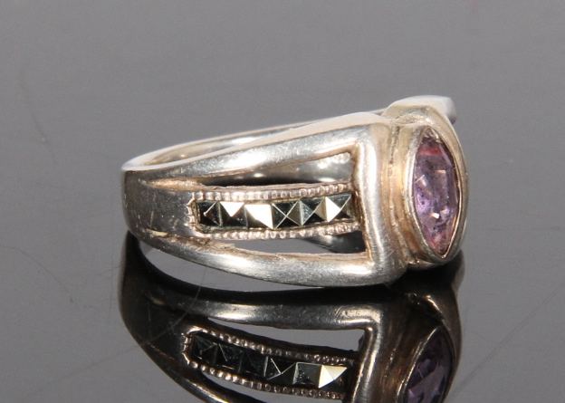 Sterling Silver Amethyst Ring