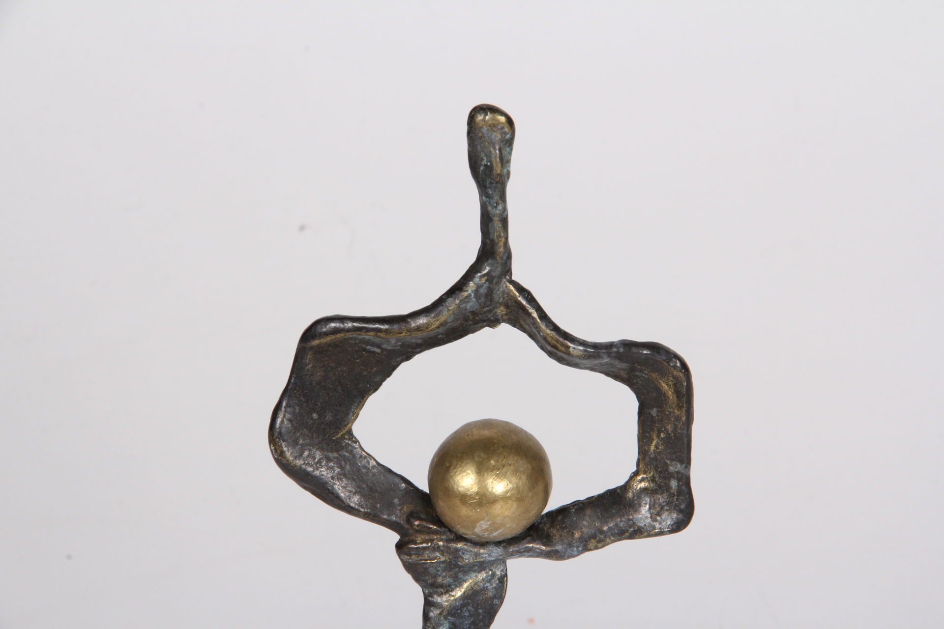 Signed Repose Metal Sculpture