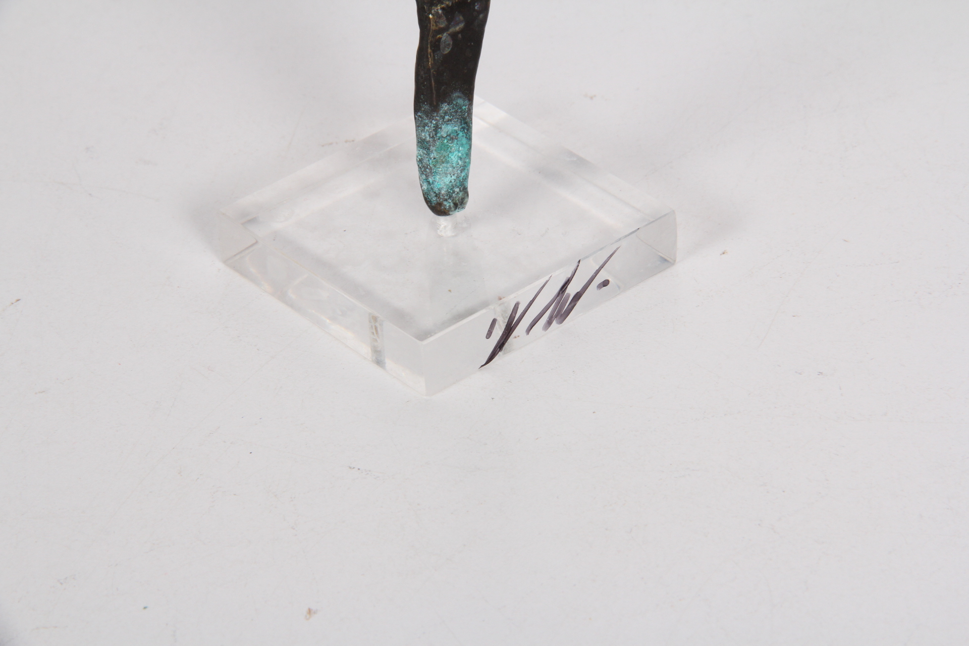 Signed Repose Metal Sculpture