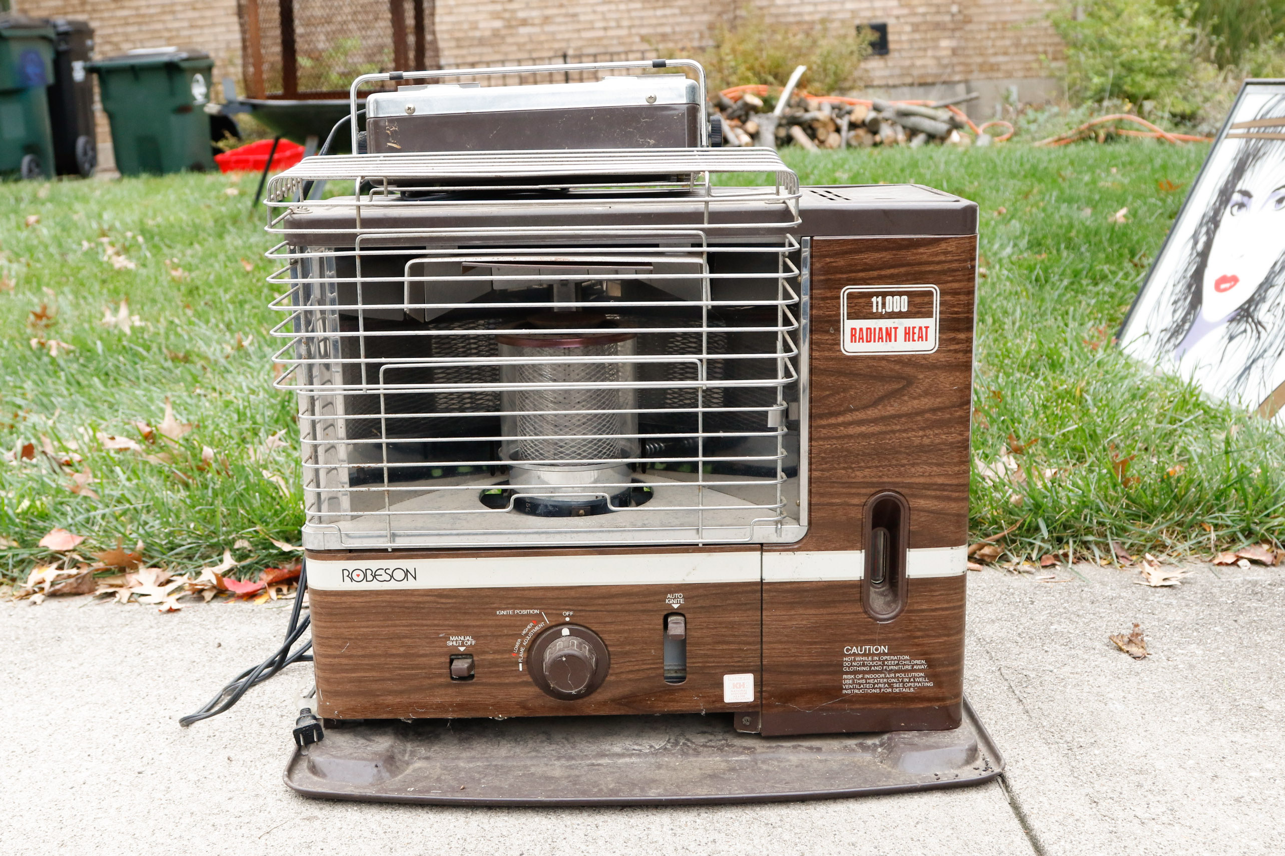 Triad of Vintage Kerosene Heaters By Robeson and Dyna-Glo