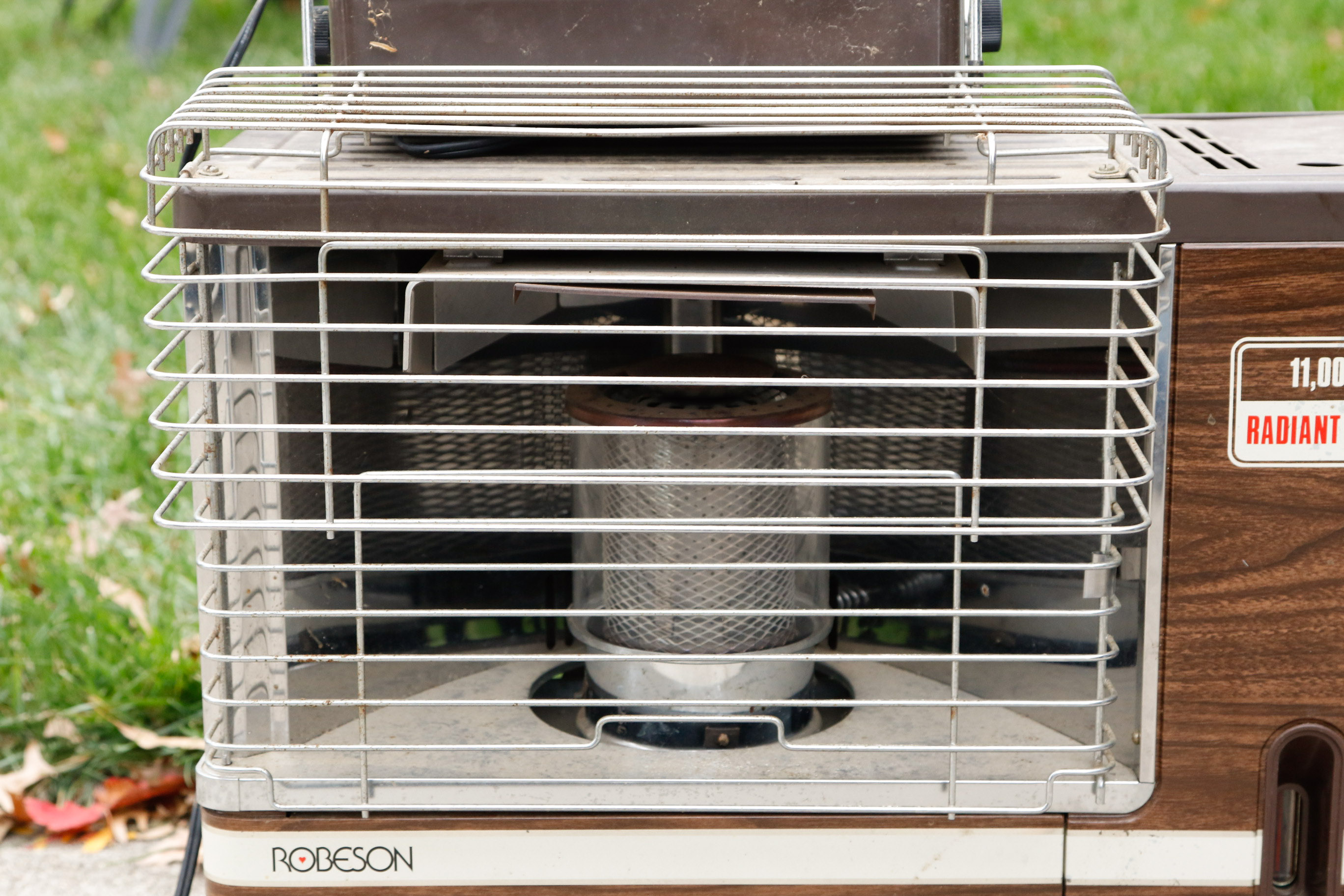 Triad of Vintage Kerosene Heaters By Robeson and Dyna-Glo