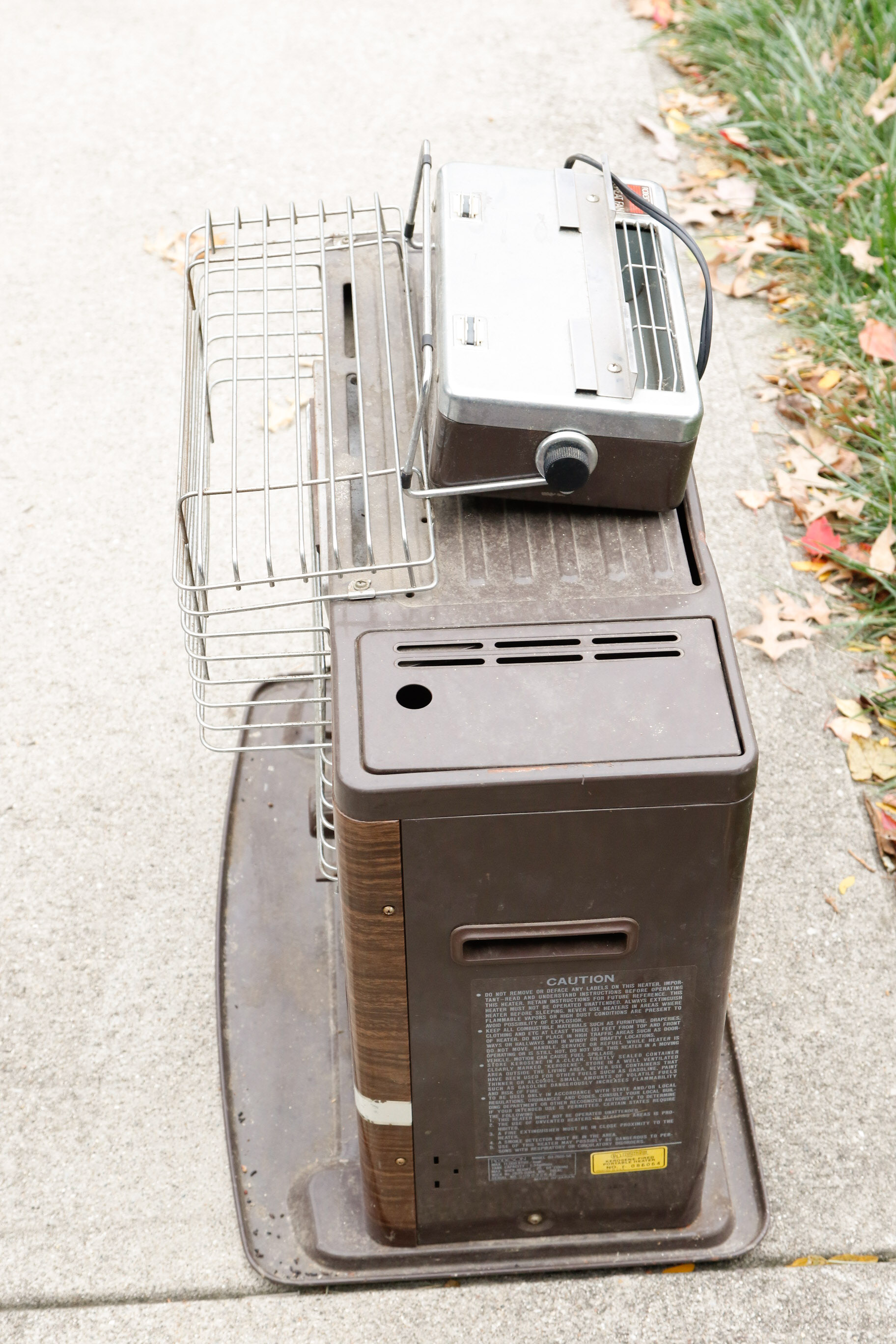 Triad of Vintage Kerosene Heaters By Robeson and Dyna-Glo