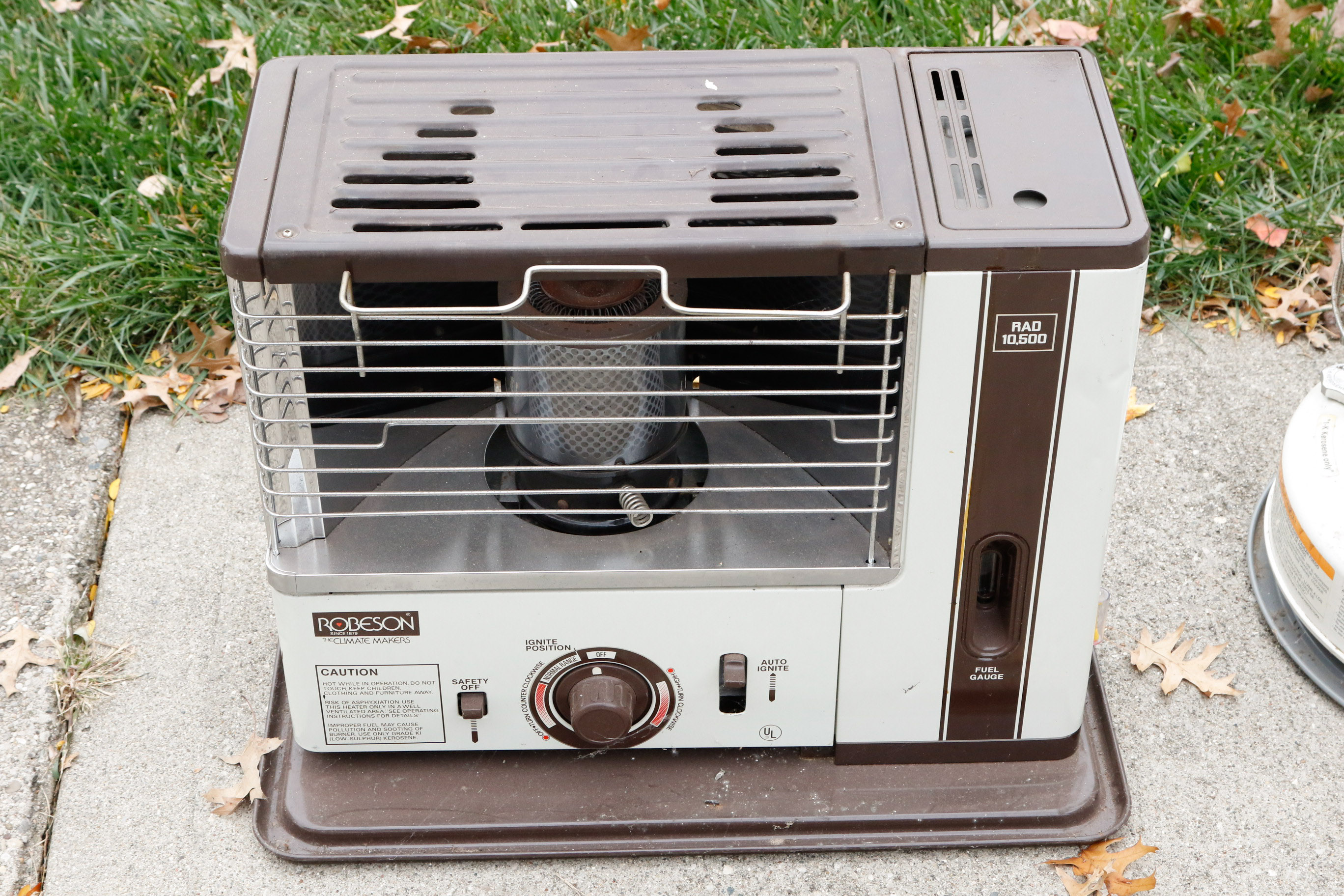 Triad of Vintage Kerosene Heaters By Robeson and Dyna-Glo