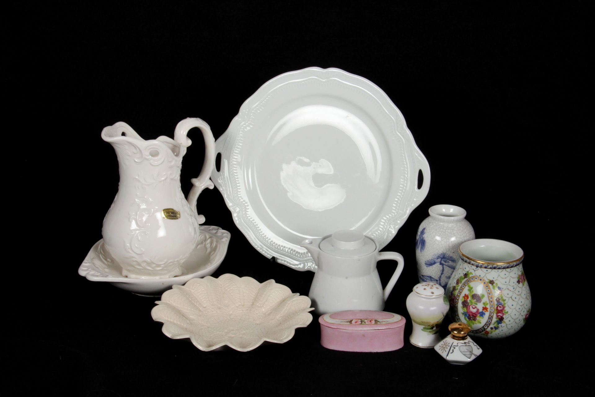 Provincial Pitcher and Bowl