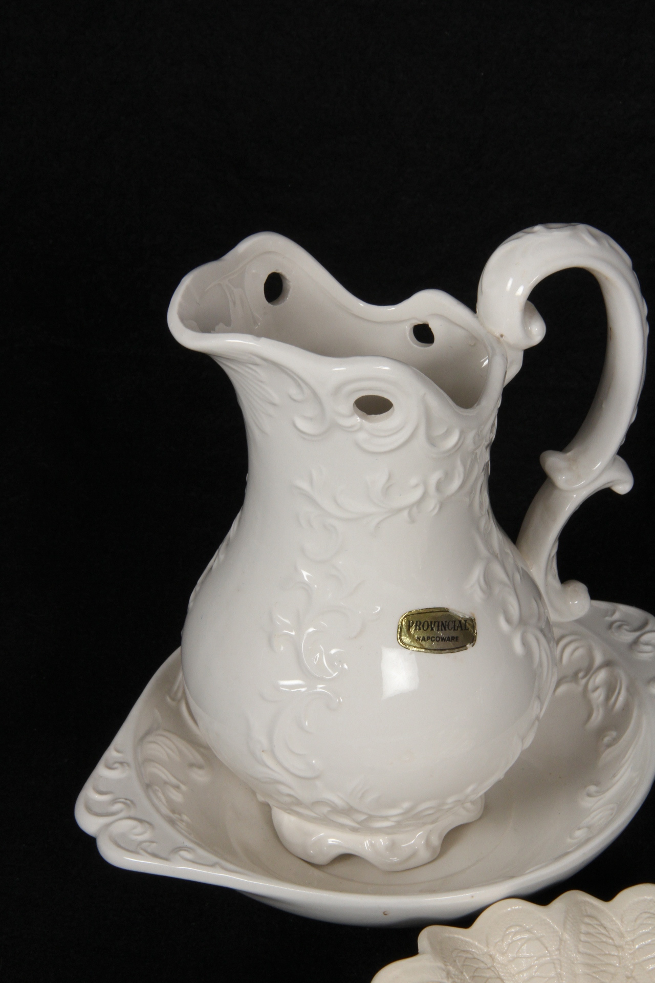 Provincial Pitcher and Bowl