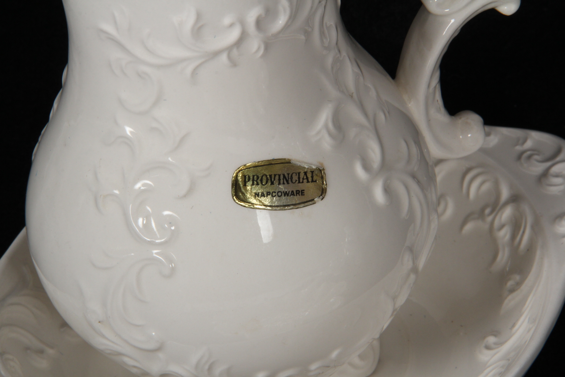 Provincial Pitcher and Bowl