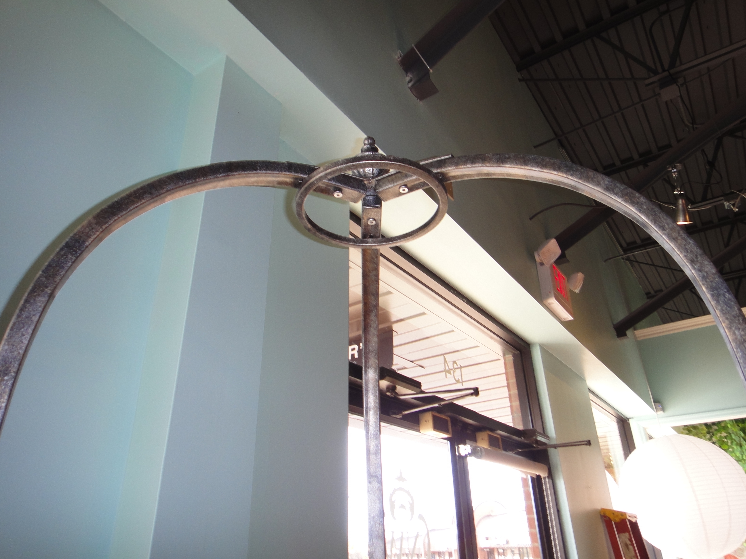 Tall Cast Metal Display Stand