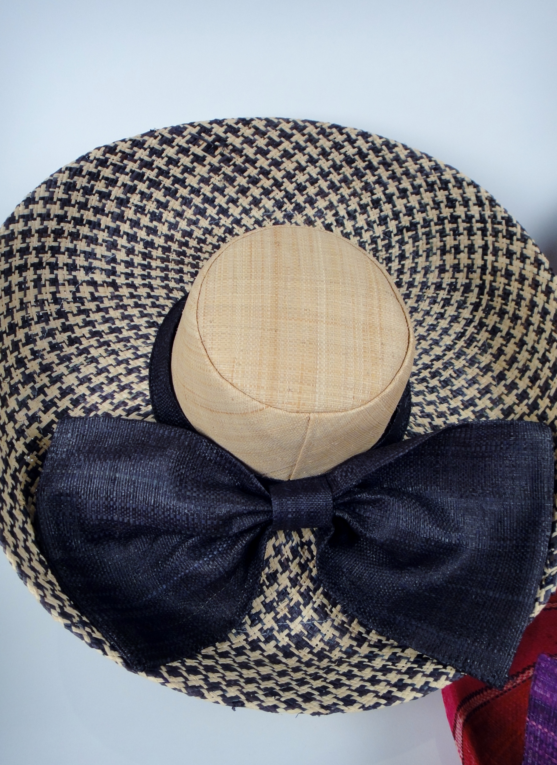 Three Onigo Raphia Hats