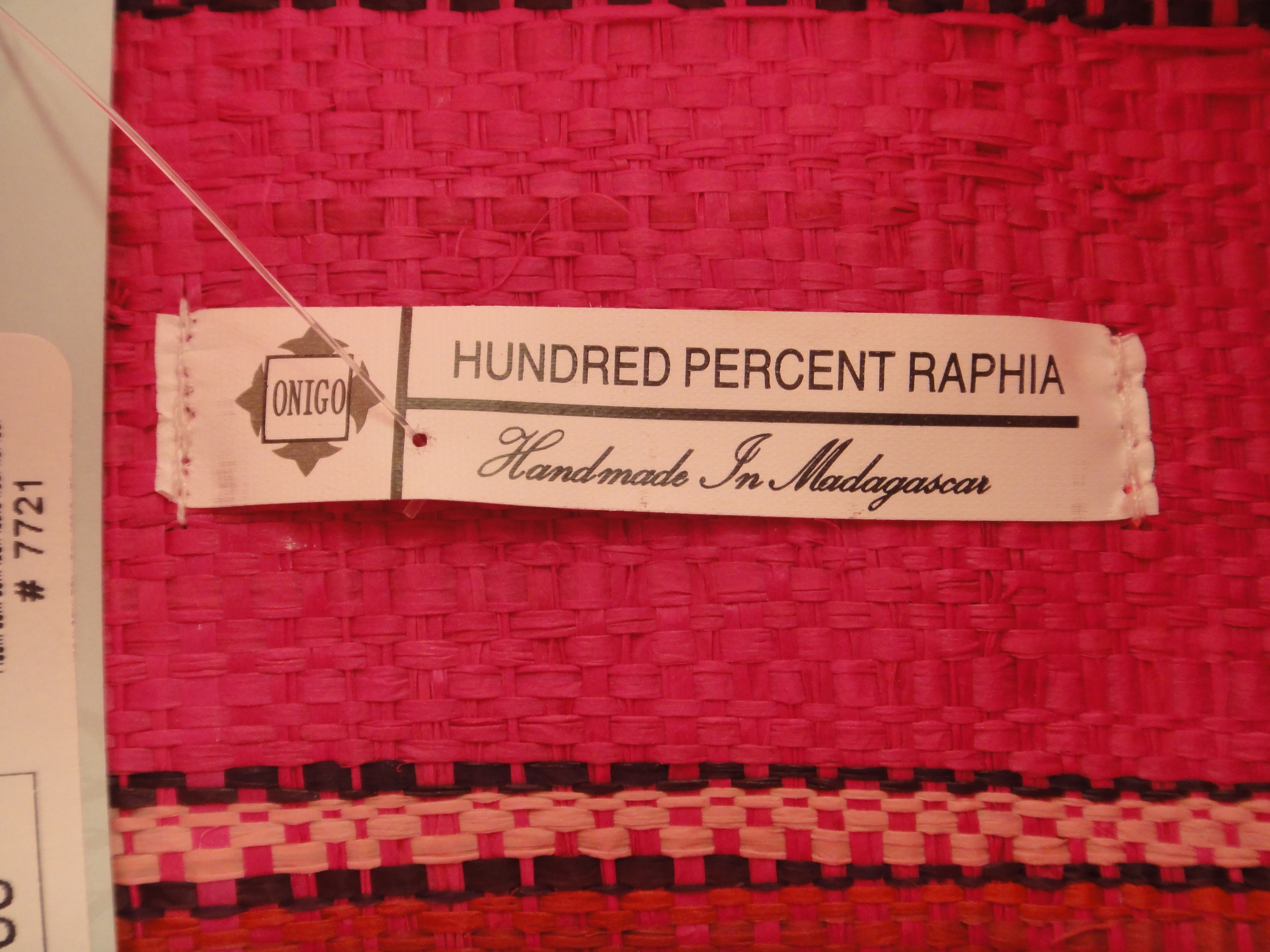 Three Onigo Raphia Hats