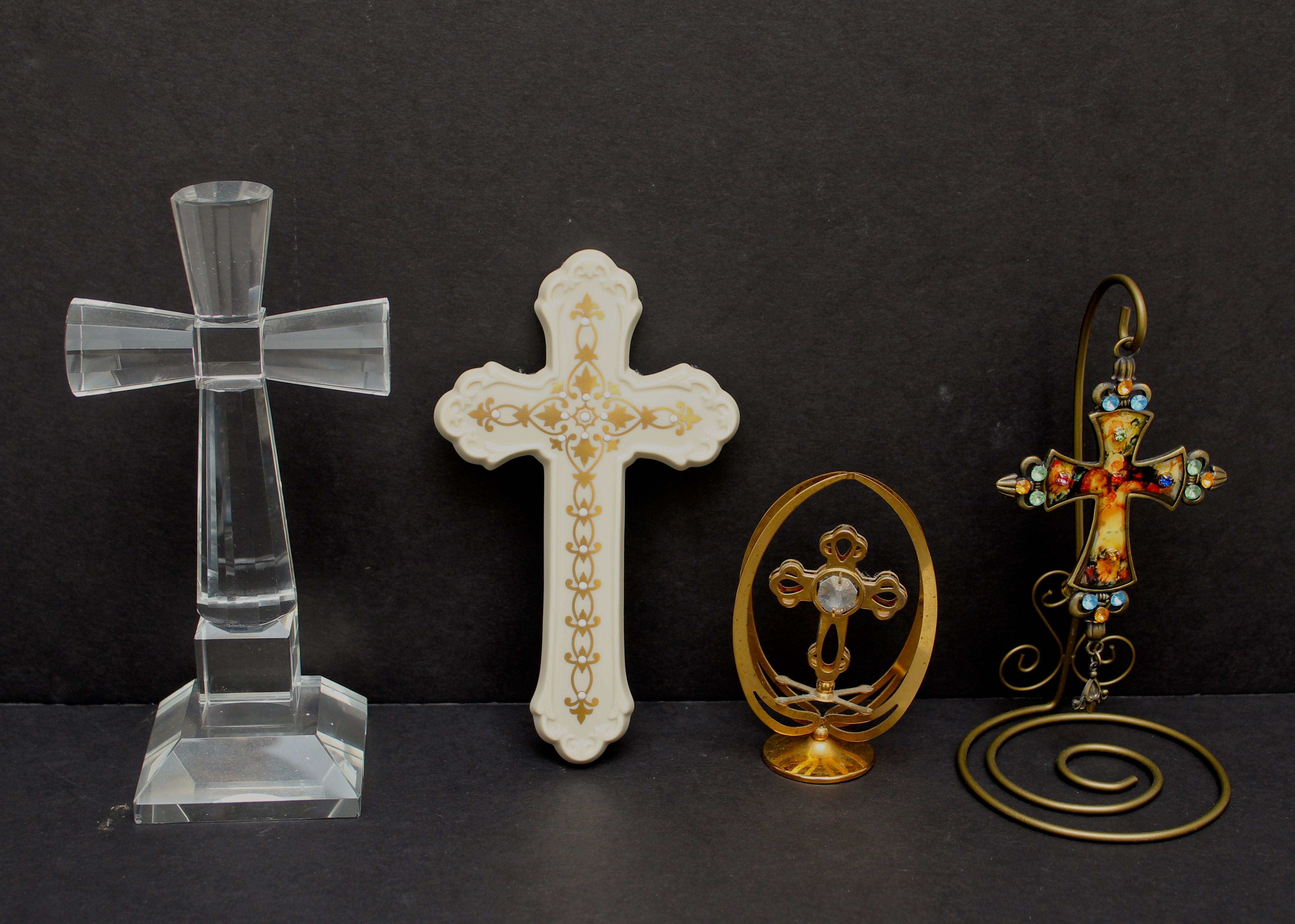 Assortment of Four Decorative Crosses