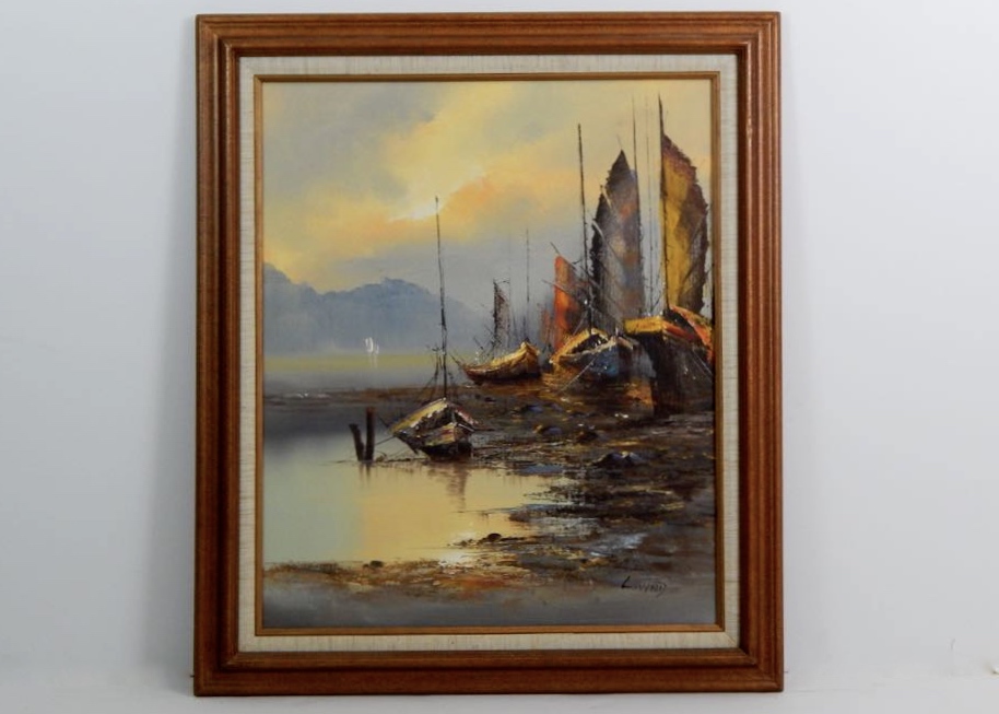 L. Wood Original Oil On Canvas