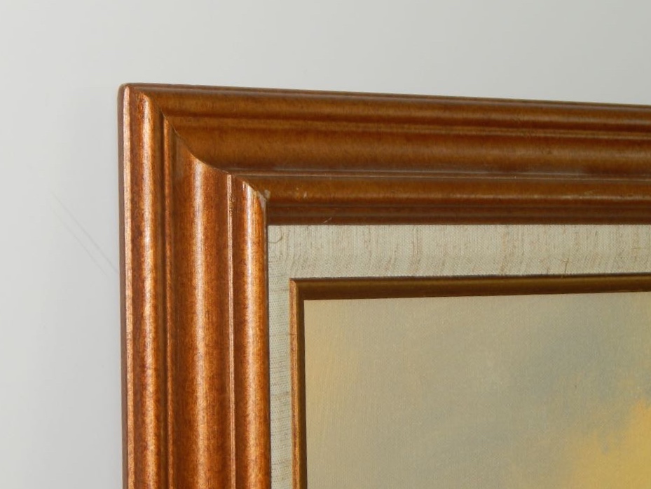 L. Wood Original Oil On Canvas