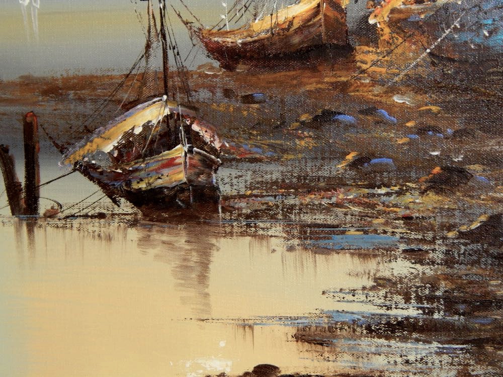 L. Wood Original Oil On Canvas