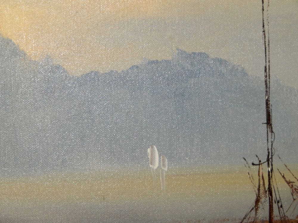 L. Wood Original Oil On Canvas