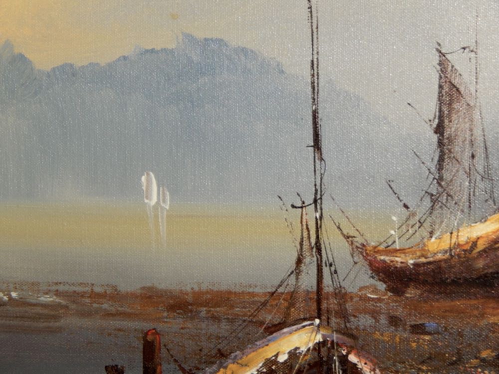 L. Wood Original Oil On Canvas