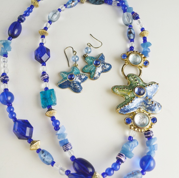 Blue Hues For Summer Necklaces