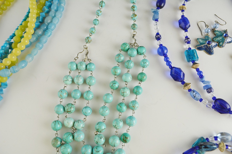 Blue Hues For Summer Necklaces
