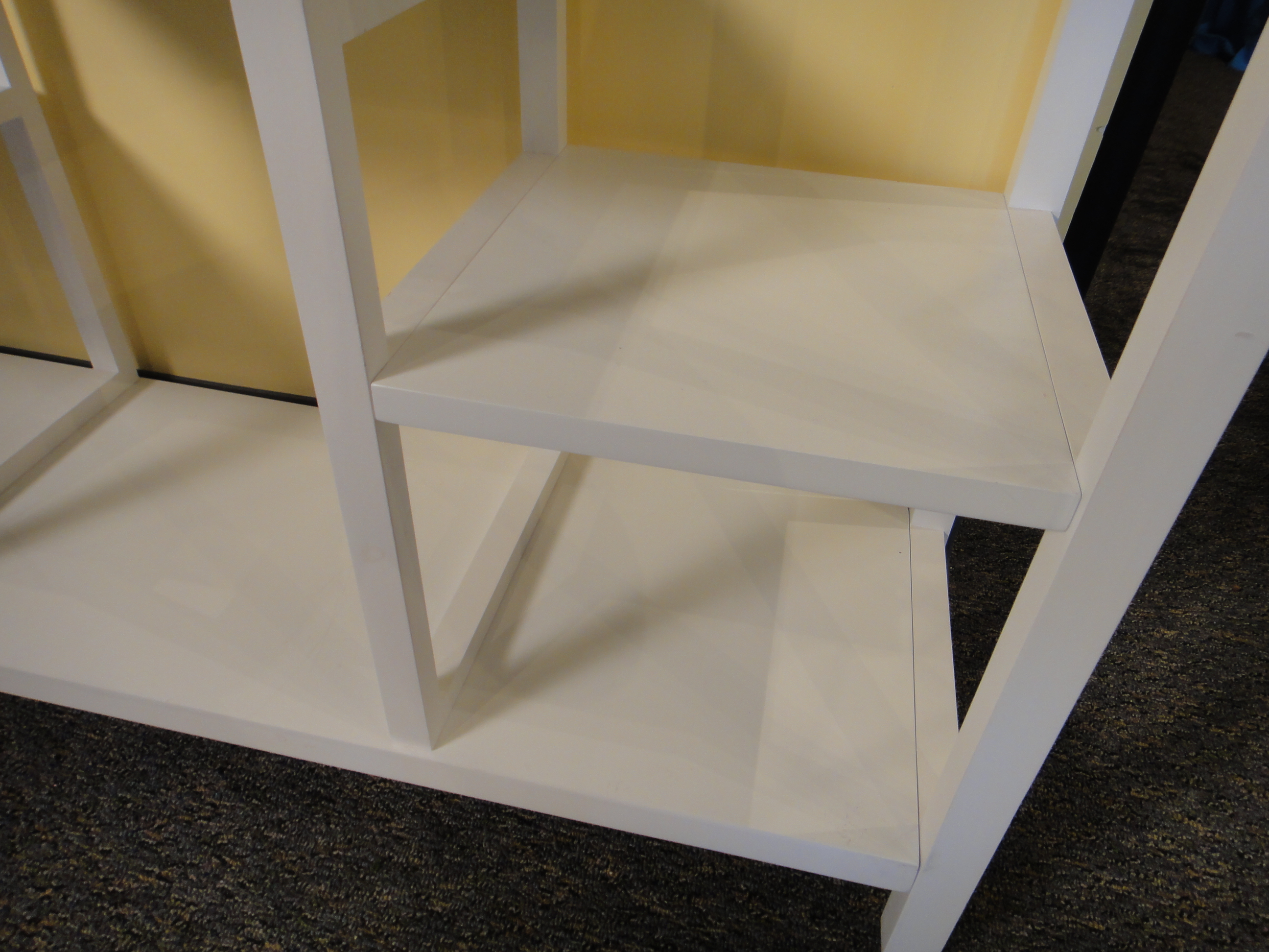 White Wooden Display Shelf