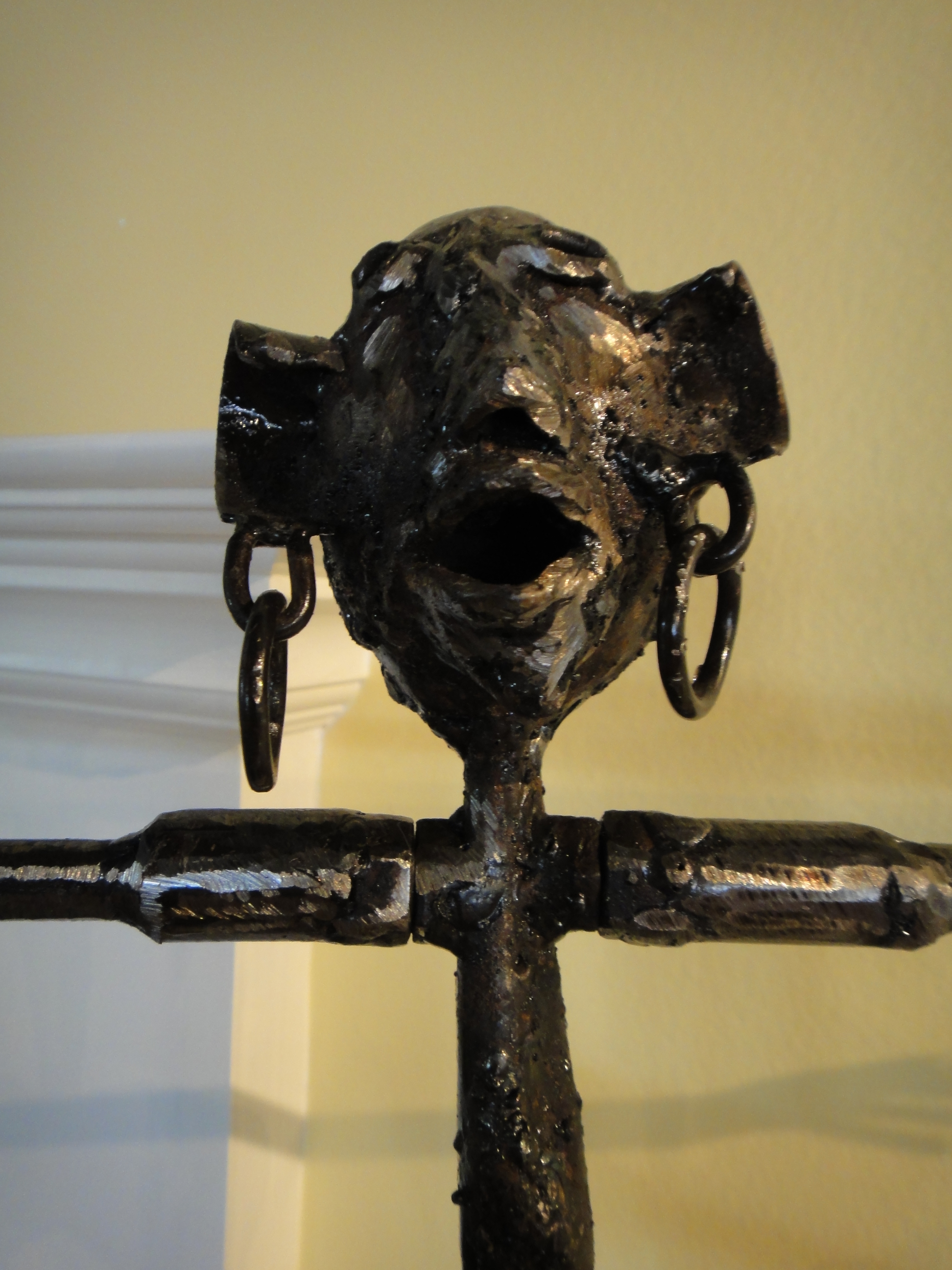 Three Modern Metal Jewelry Display Pieces