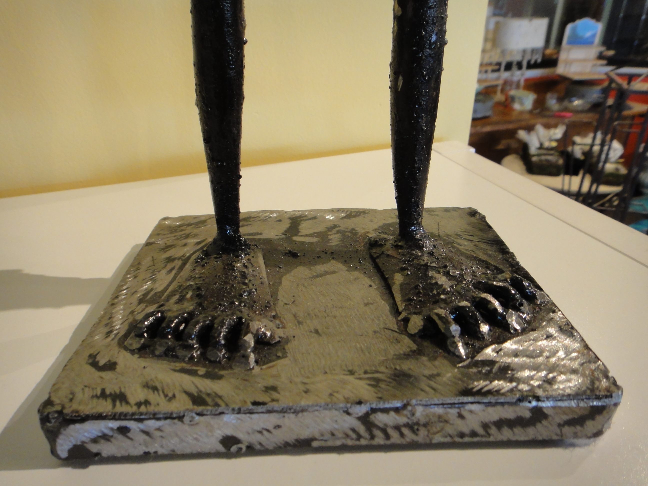 Three Modern Metal Jewelry Display Pieces