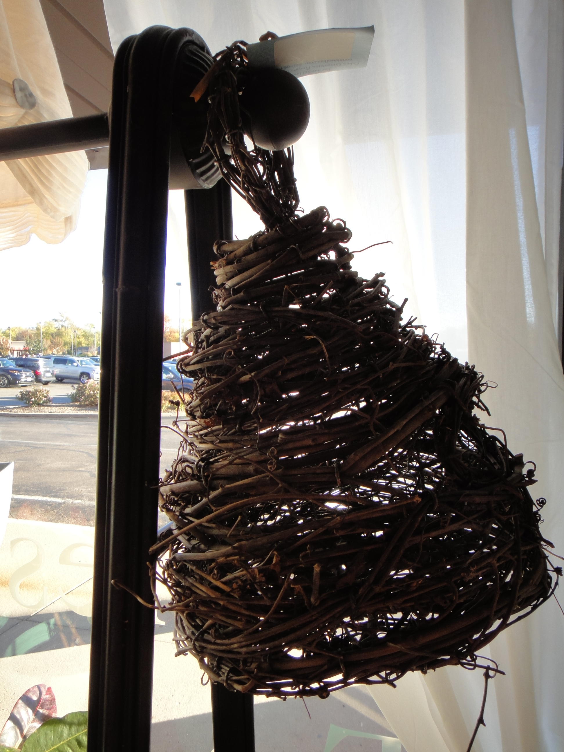 Antique Look Clothing Rack With Live Plants, God's Eye and More