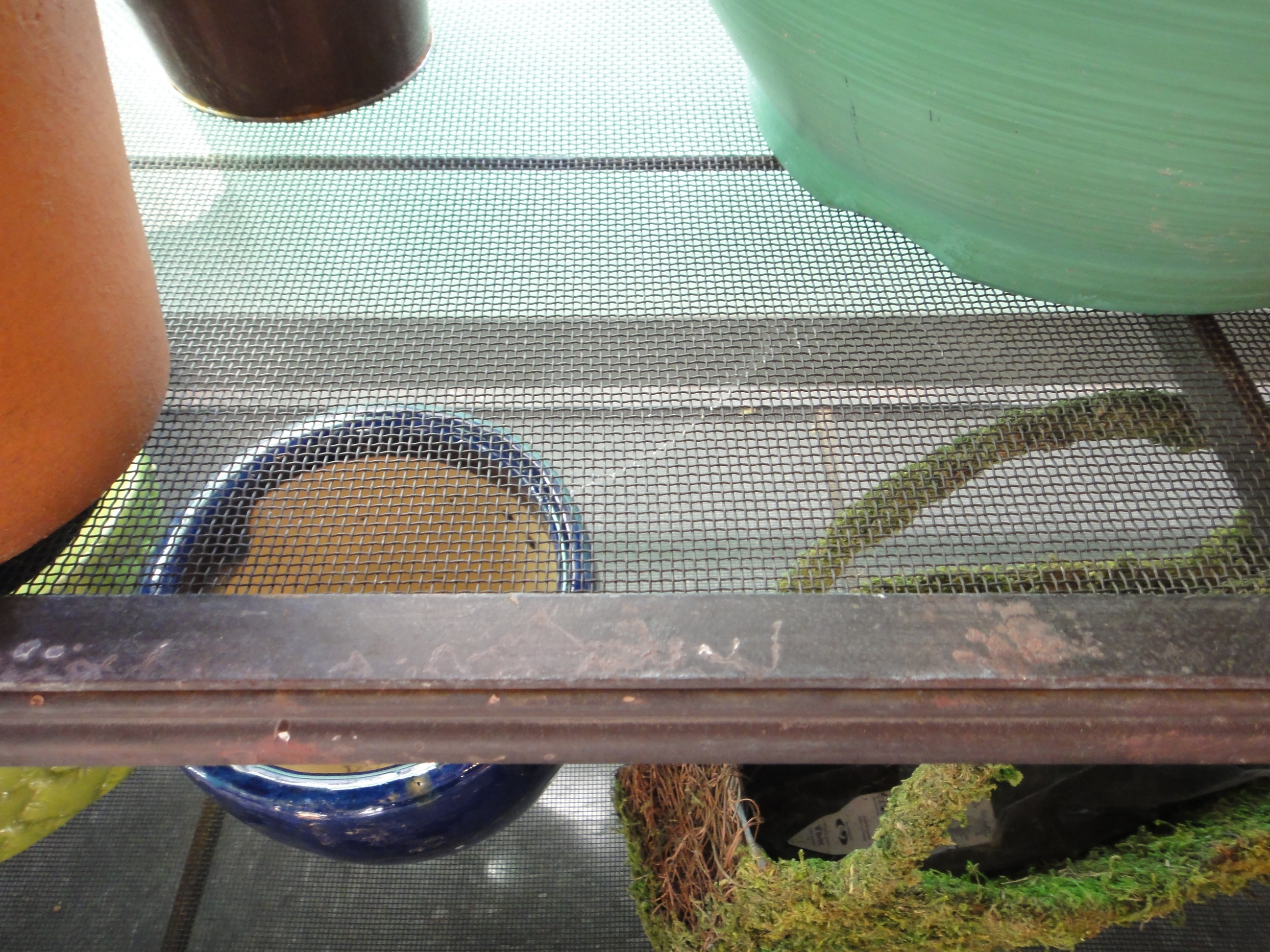 Antique Look Clothing Rack With Live Plants, God's Eye and More