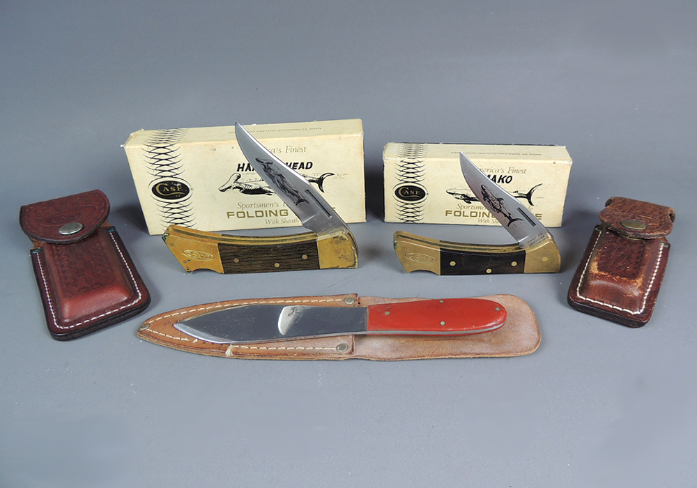 Case Hammerhead, Mako Pocketknife w/ Original Boxes/ Cases + 303