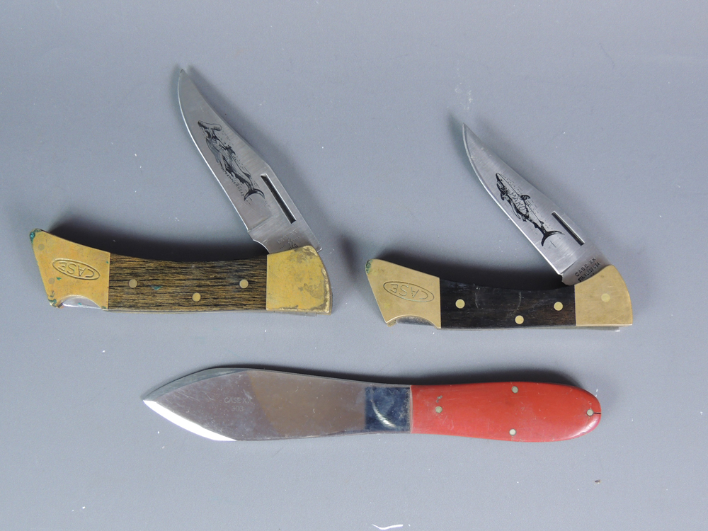 Case Hammerhead, Mako Pocketknife w/ Original Boxes/ Cases + 303