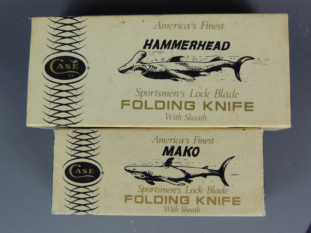 Case Hammerhead, Mako Pocketknife w/ Original Boxes/ Cases + 303