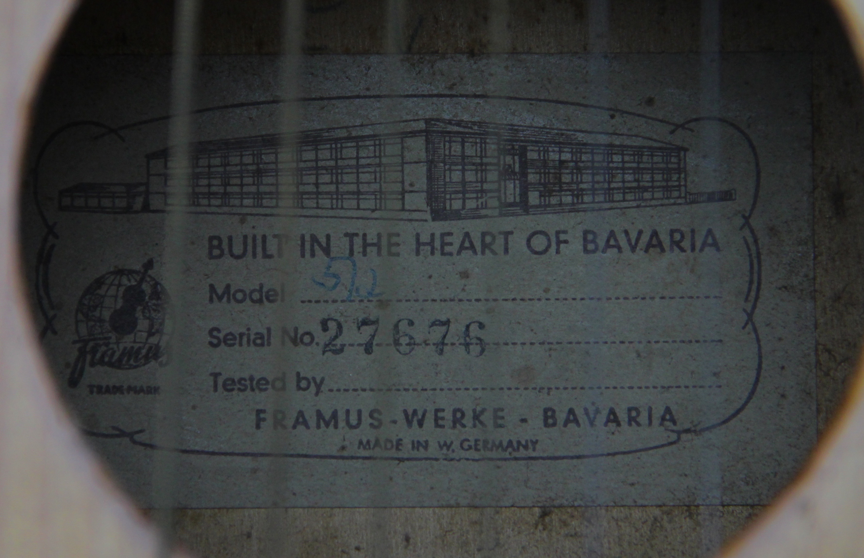 Vintage Framus Wanderlust Acoustic Guitar