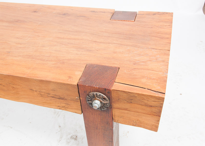 Beech Wood Bench Table - 2