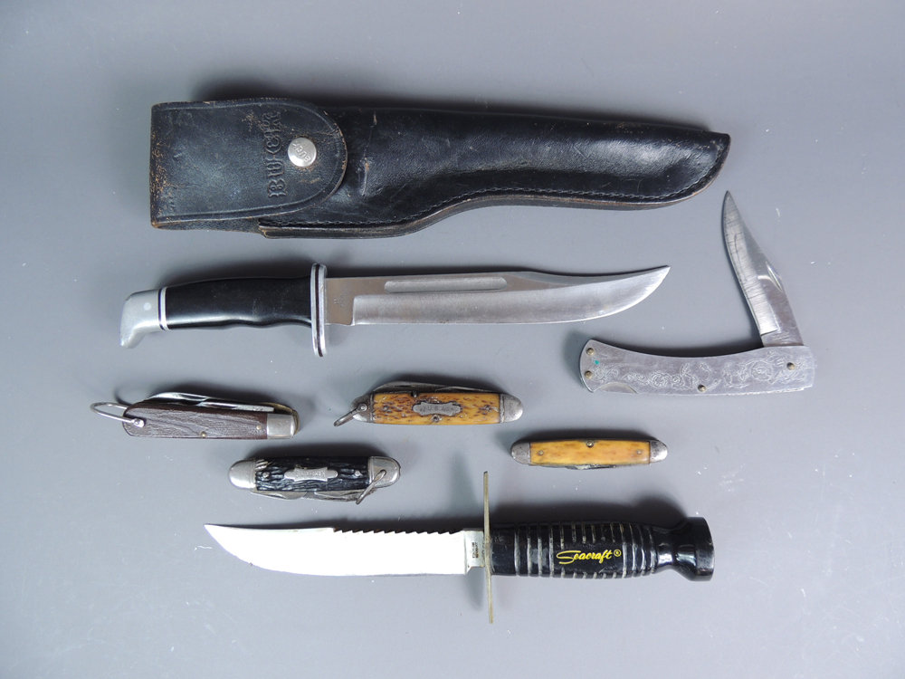 VIntage Buck 120 Fixed Blade and Knife Collection