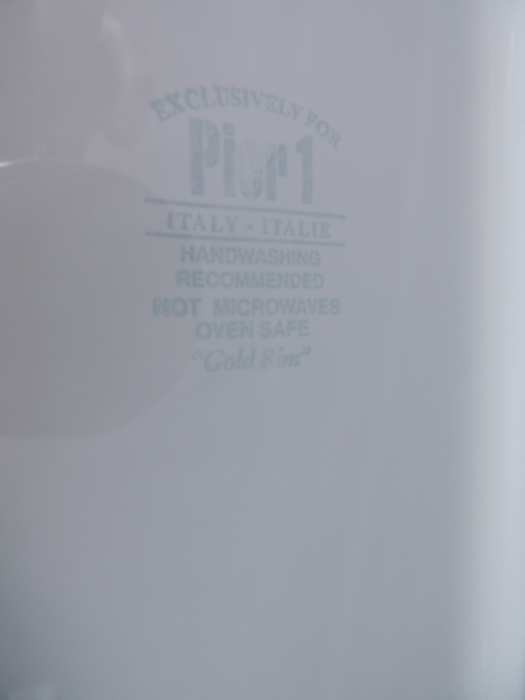 Pier 1 Ivory Serving Tray with Gold Tone Costume Jewelry