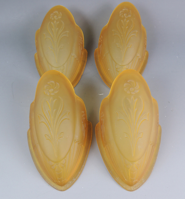 Bradley Hubbard Style Art Deco Slip Shade Hanging Lamp