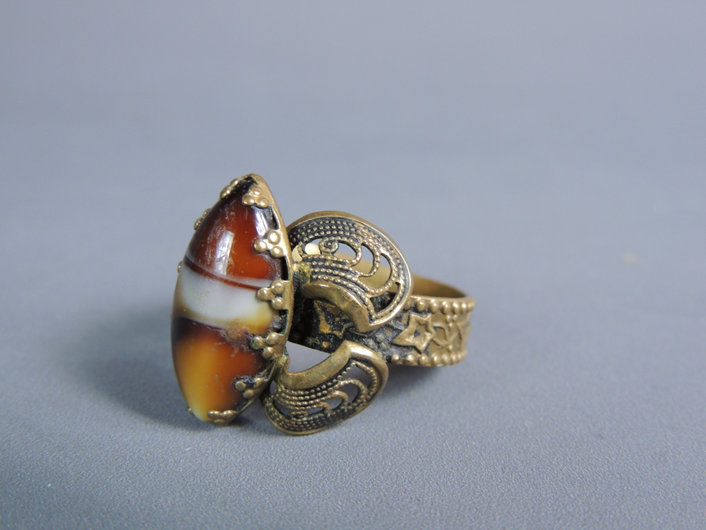 Wood Trunk Full of Beaded Costume Jewelry