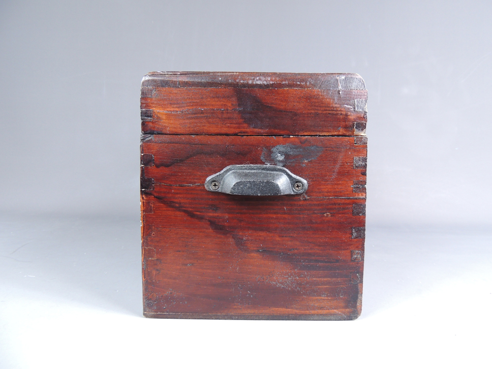 Wood Trunk Full of Beaded Costume Jewelry