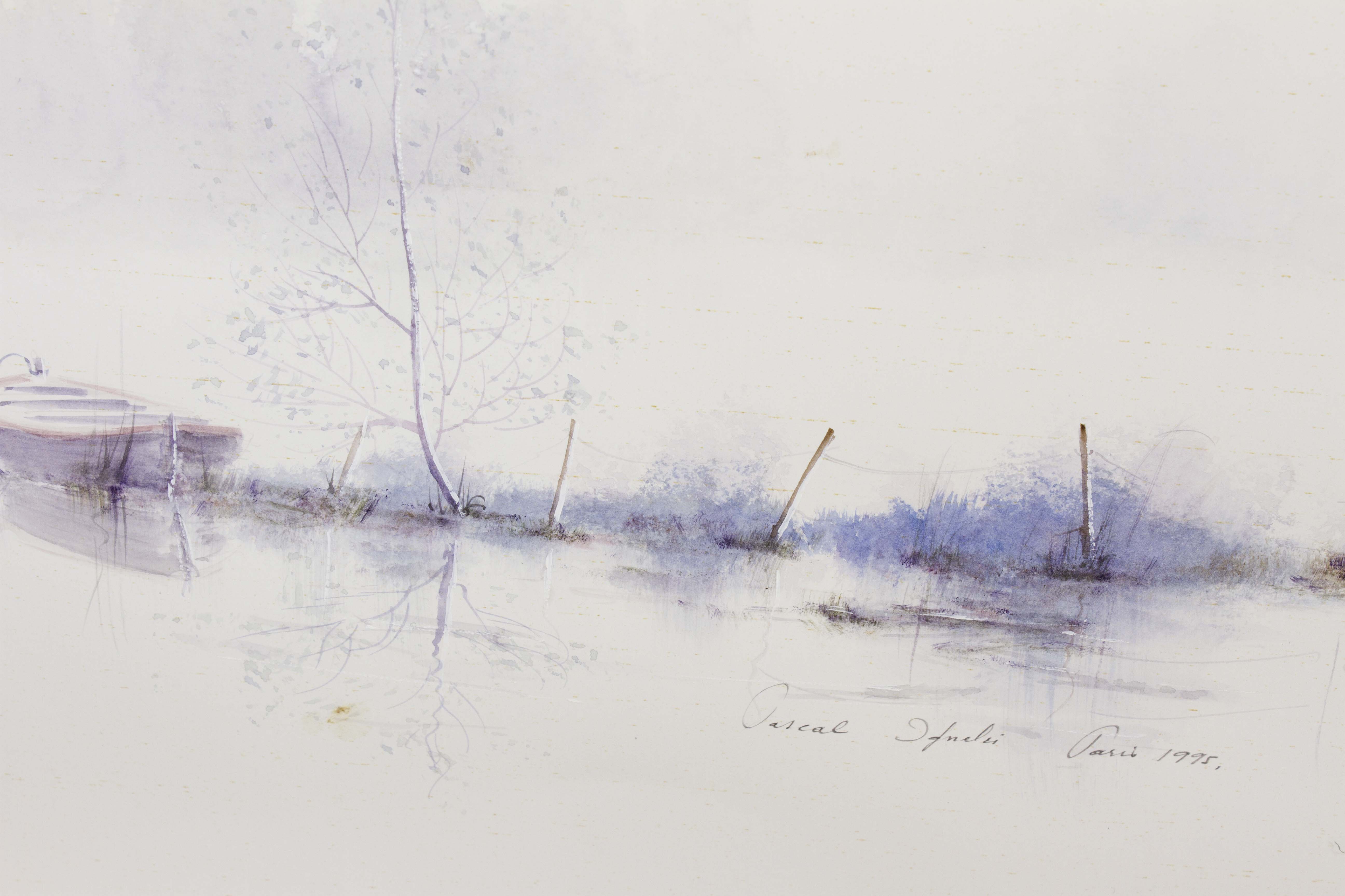 Two Watercolor Paintings