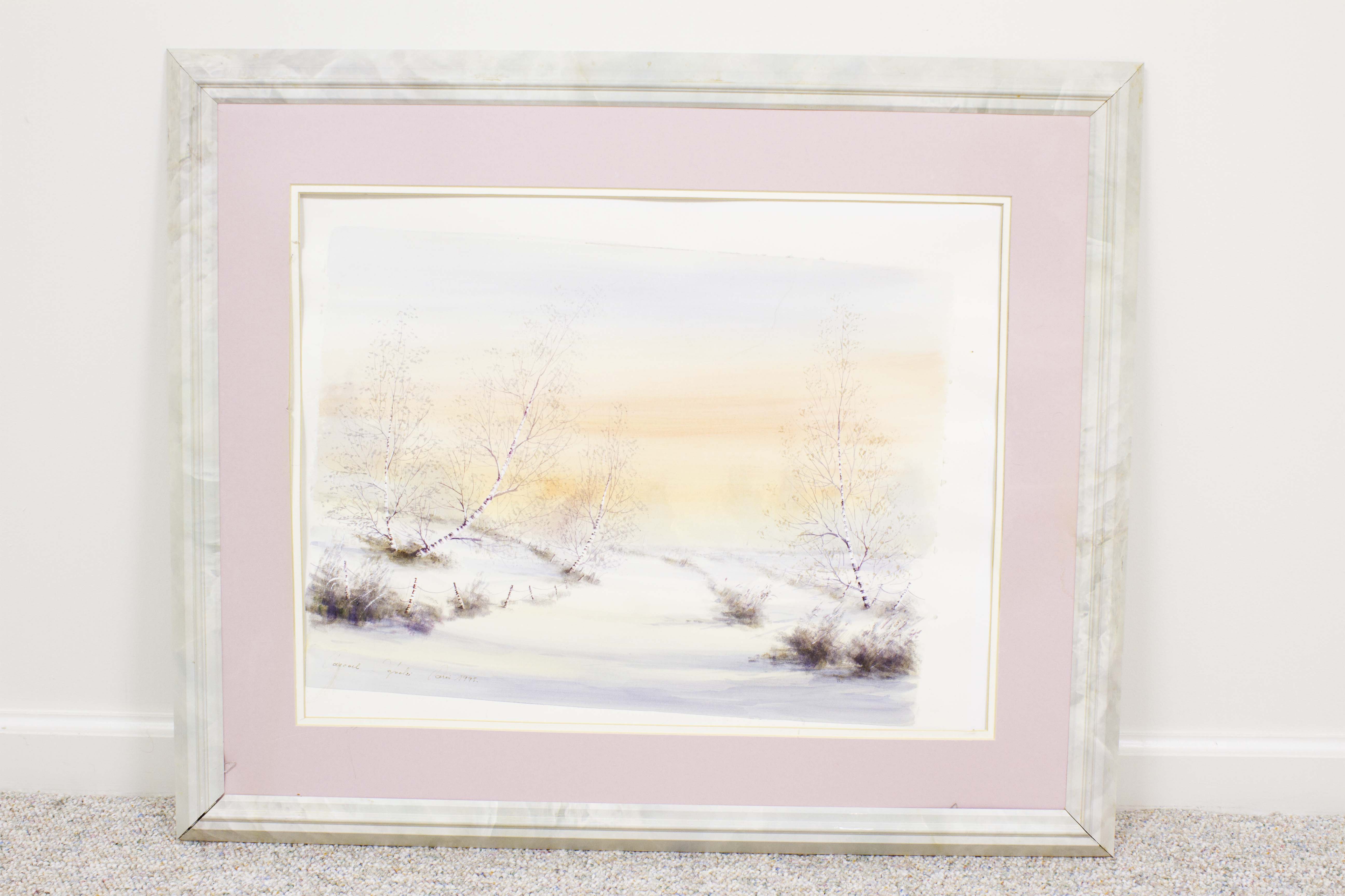 Two Watercolor Paintings