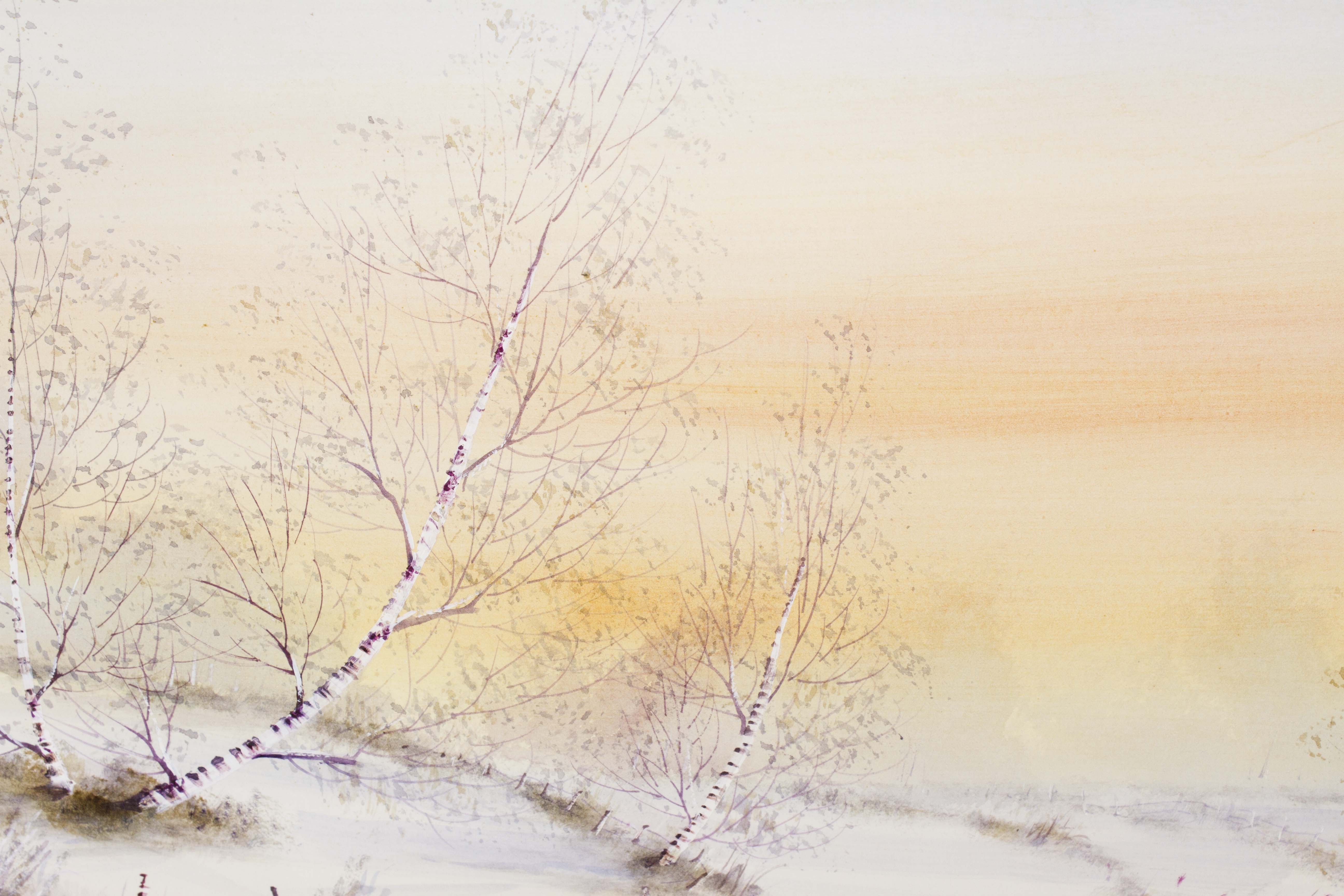 Two Watercolor Paintings