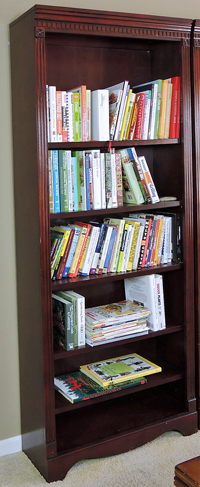 Cherry Six Shelf Bookcase