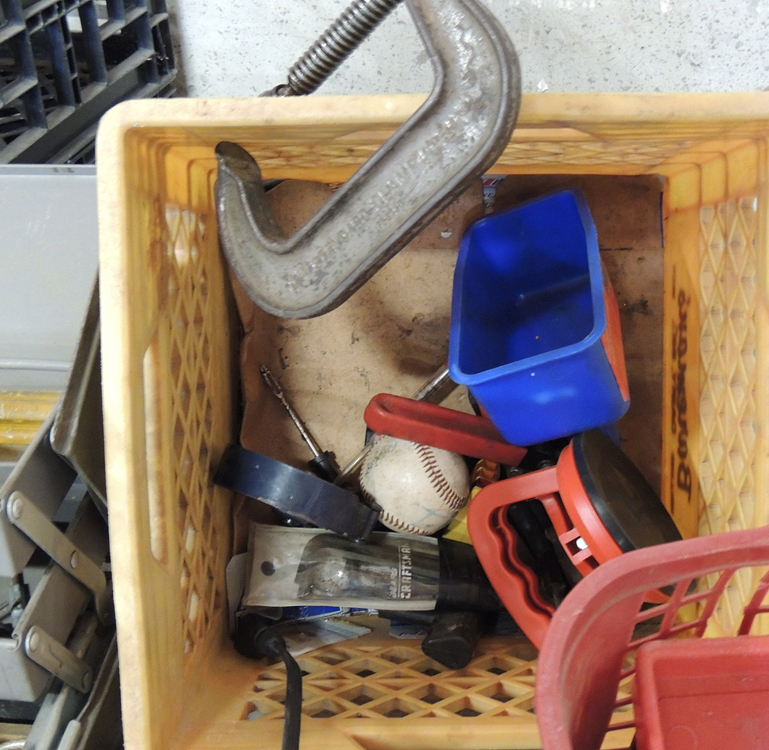 Tool Boxes, Tools, Milk Crates